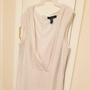 All white lace jumper